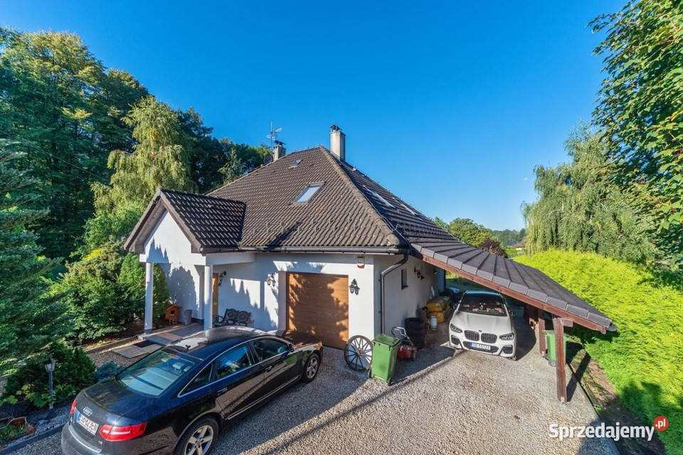 Elegancki dom z dużą działką 2648 m Pisarzowice 5974zł/m2 sprzedam