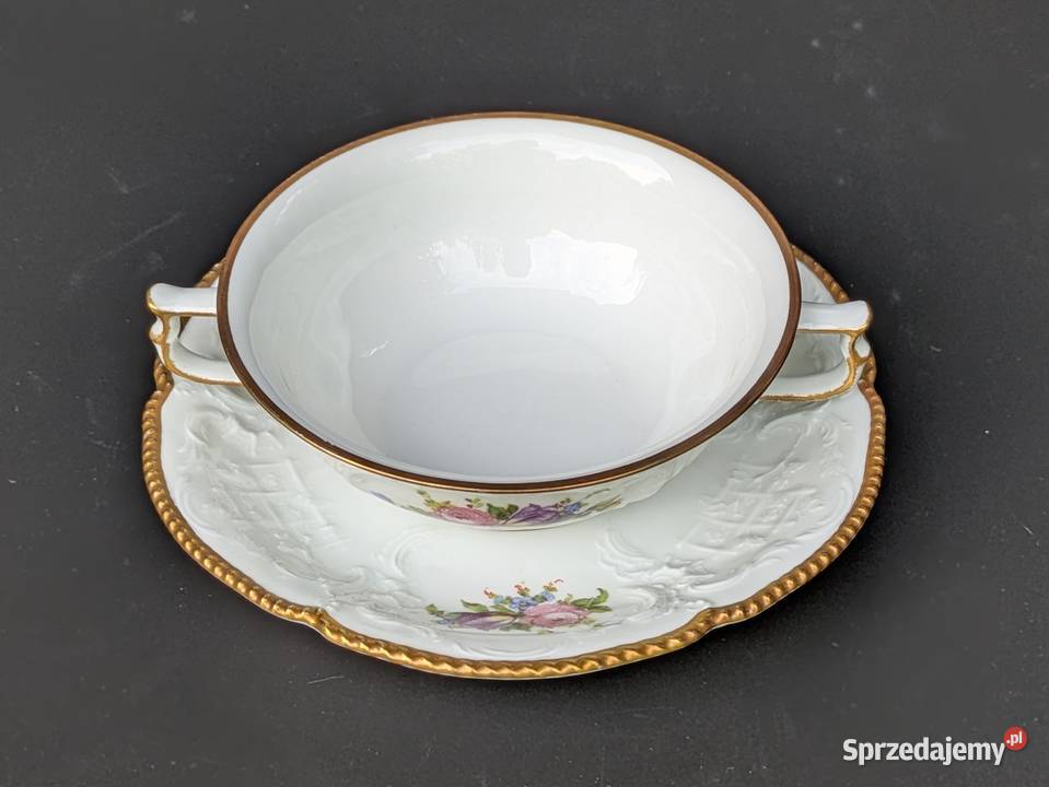 Wyjątkowa Bulionówka Rosenthal Sanssouci dolnośląskie Legnica