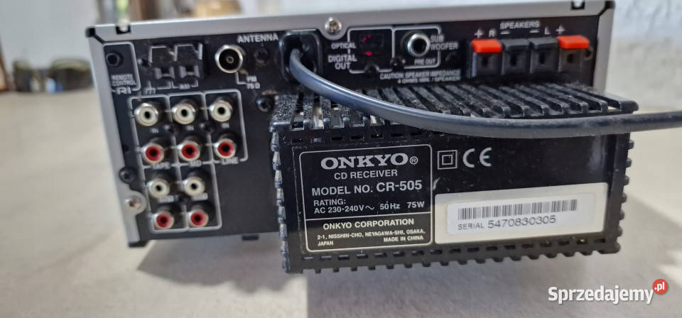 Wzmacniacz CD Reciver Onkyo CR 505 CR505 Międzychód sprzedam