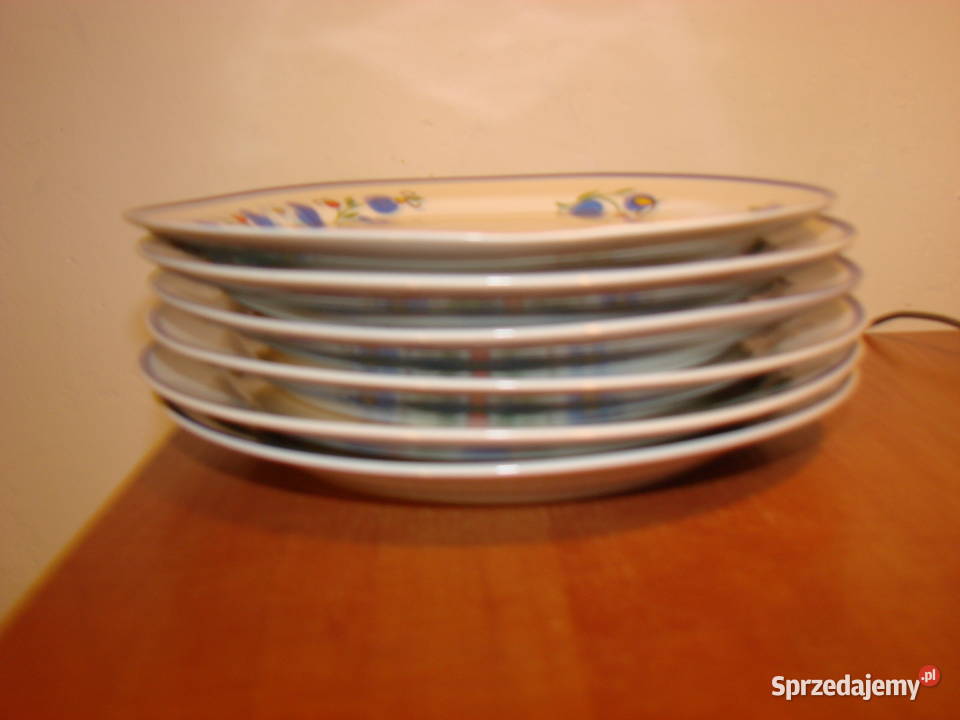Lubiana wzór kaszubski talerz 19 PRL pomorskie Pruszcz Gdański sprzedam