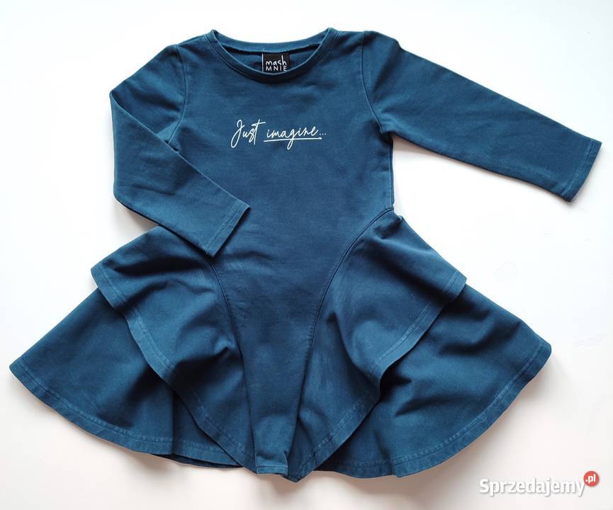 Sukienka dresowa koło falbany Mash Mnie 9298 2 lata+ Katowice