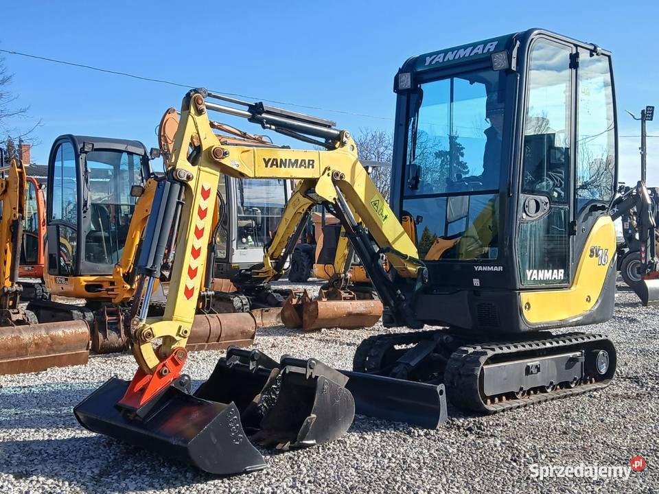 Mini koparka YANMAR SV16 z 2018r 3 łyżki nowa Złoczew