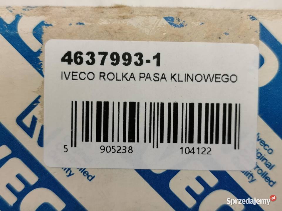 ROLKA PASA KLINOWEGO IVECO NOWA ORYGINALNA osobowe