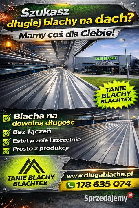 Długa Blacha na dowolną długość