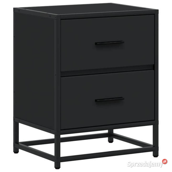 Szafki nocne 2 czarne 40x31x50 WM848675 Warszawa sprzedam