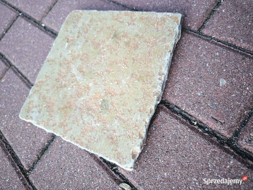 Płytki Wapień Lime Yellow bębnowany i Gdynia