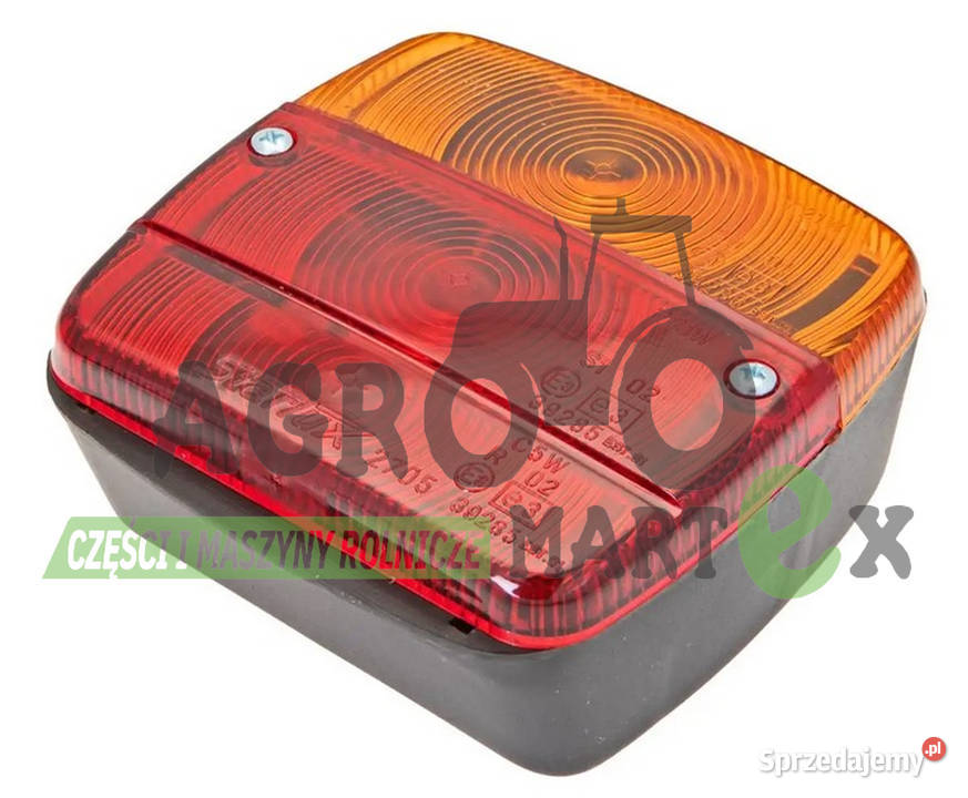 LA11003 LAMPA TYLNA ZESPOLONA KWADRATOWA BEZ Wichrów