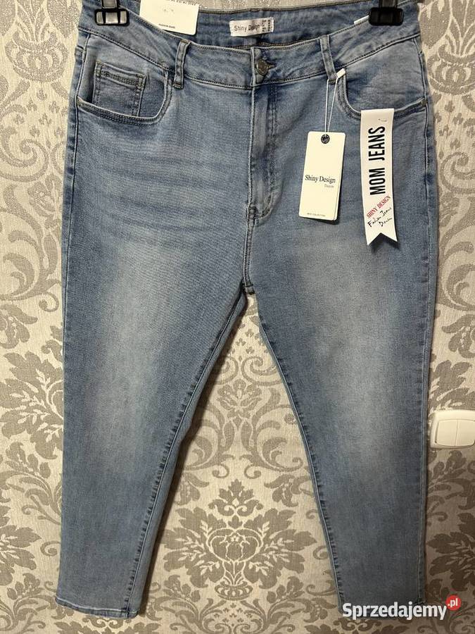 Jasnoniebieskie dżinsy Mom Fit 48 Warszawa