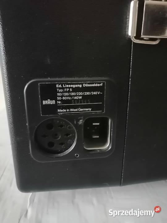 filmowy projektor braun fp 5 walizka Legnica