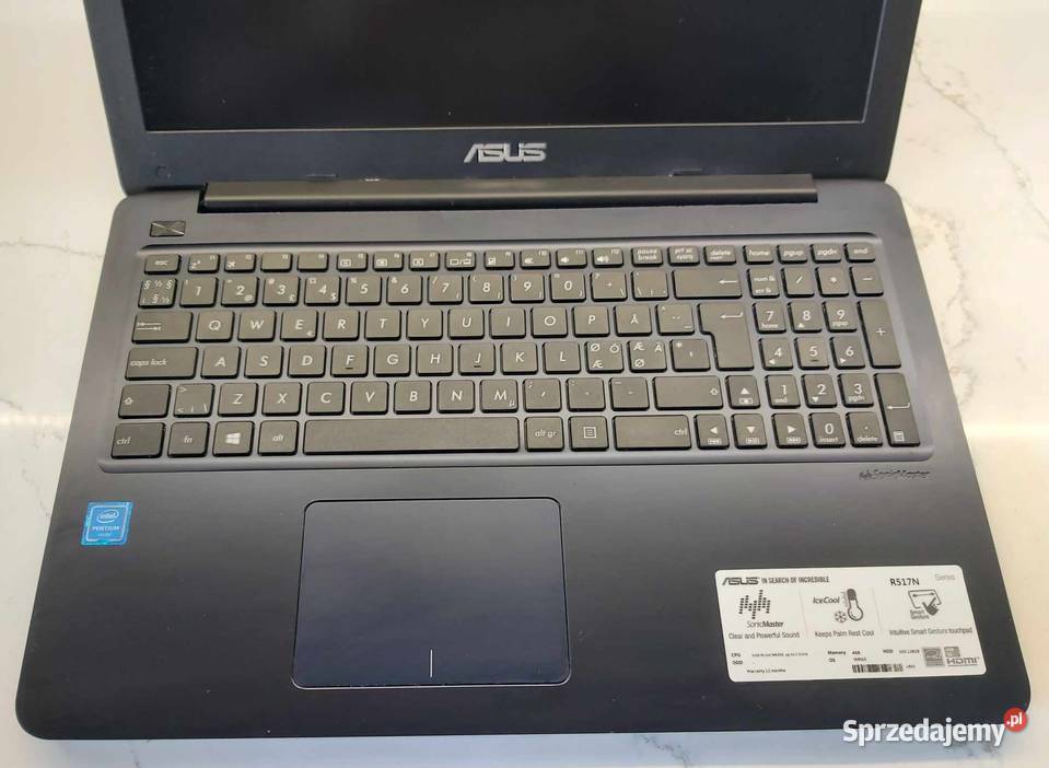TANIO ASUS R517N Intel N42004GbDDRSSD świętokrzyskie Ćmielów
