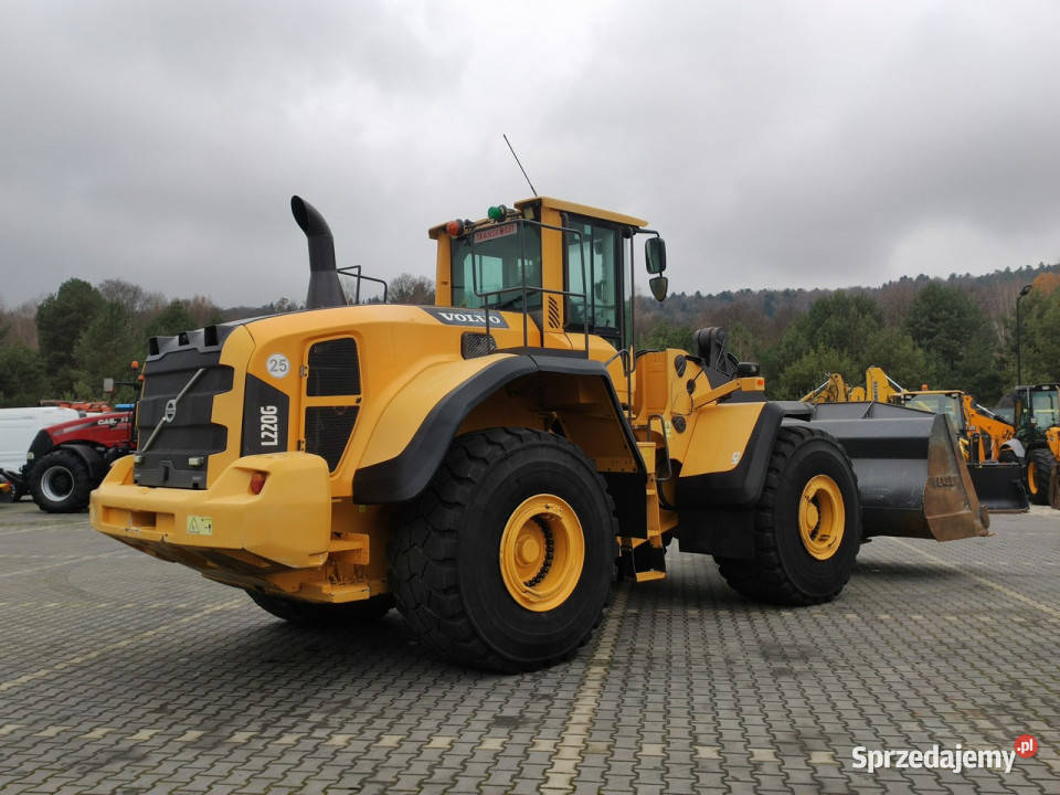 duża kołowa Volvo L 220G Waga Drukarka Zadbana świętokrzyskie Widełki