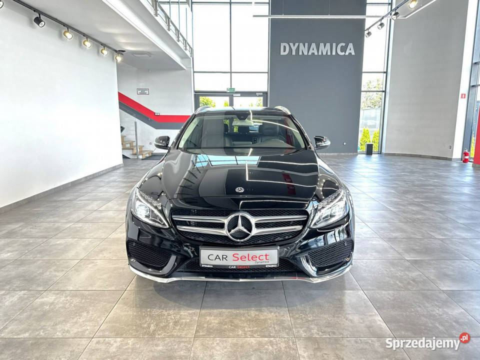 Mercedes C 200 T 20 184 automat 2018 r salon fa gniazdo USB Myślenice sprzedam