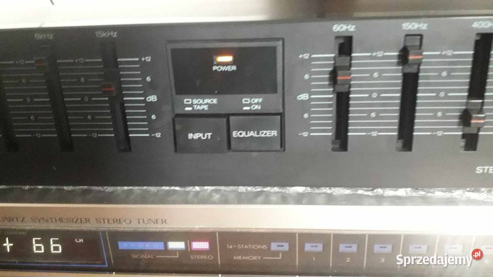Sansui korektor graficzny duża wieża Stare Miasto