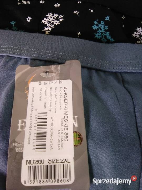 Bokserki męskie bambusowe Krzemienica