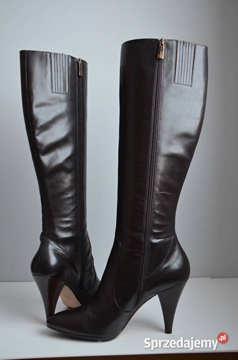 Kozaki Via Spiga z naturalnej skóry super Białystok sprzedam