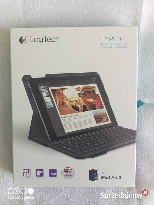 Podkładka z klawiaturą do iPad Air 2 przewodowa Brzeg