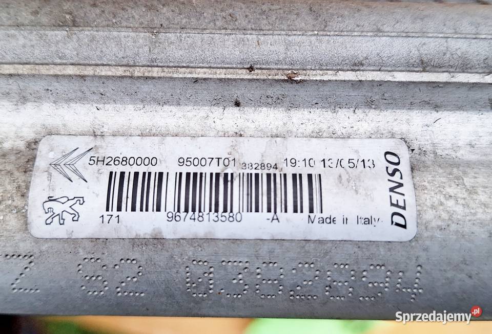 PEUGEOT 207 208 CHŁODNICA KLIMATYZACJI SKRAPLACZ sprzedam