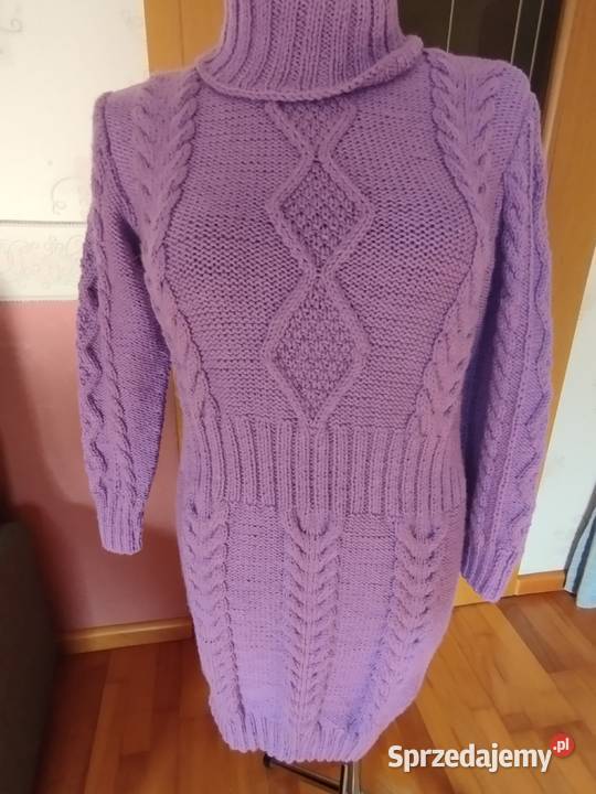 1 sukienka różowofioletowa Różyny sprzedam