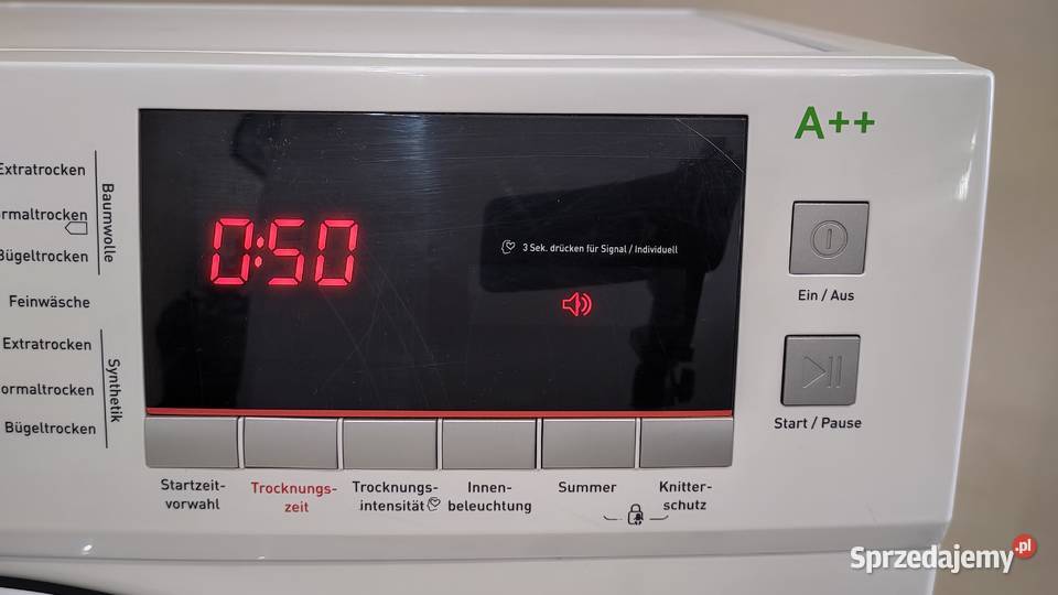 Suszarka Amica z pompą ciepła wsad 8 Agwarancja 84.5cm