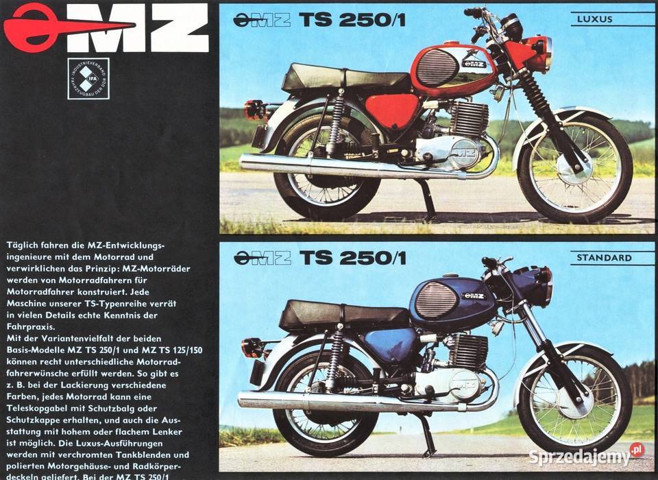 MZ TS 250 POLSKA STANDARD 5 BIEGÓW Żywiec