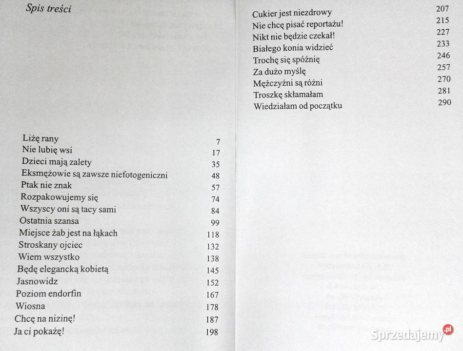 Nigdy w życiu Katarzyna Grochola Rok wydania 2001 Chełm