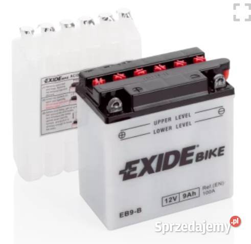 Akumulator motocyklowy EXIDE EB9B YB9B 12V 9Ah Płock
