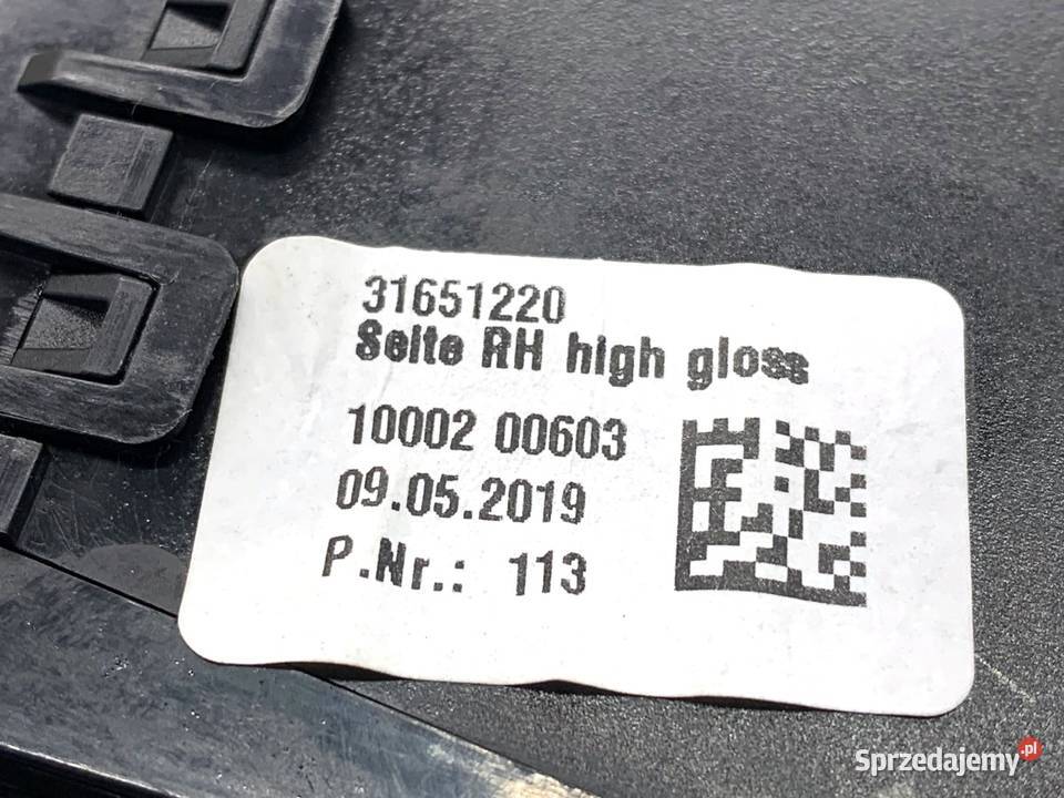 KRATKA NAWIEWU PRAWY PRZÓD VOLVO S90 II 31651220 podkarpackie