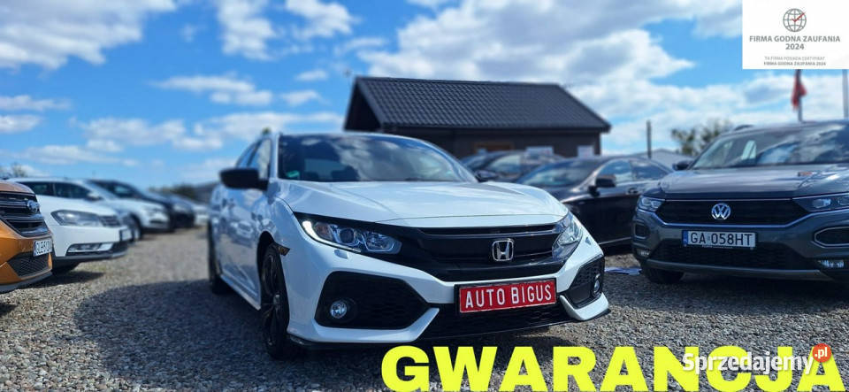 Honda Civic biala perla 10 ivtec ledy duza navi sprzedam