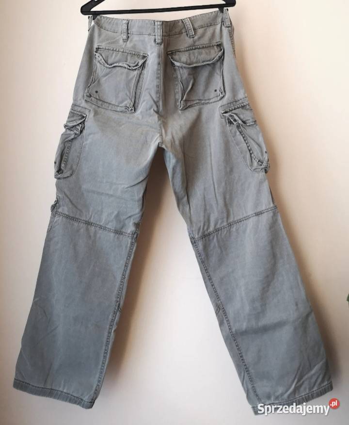 Męskie cargo Big Star lata 2000 Vintage Wide Leg zielony Katowice