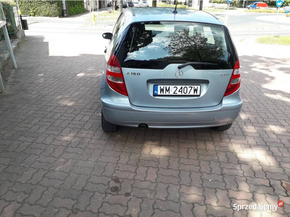MercedesBenz klasa A 160 CDI Opony zimowe Motoryzacja