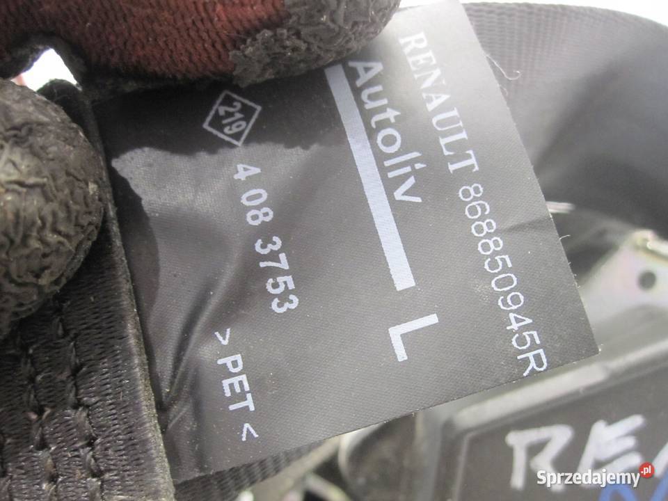 RENAULT CLIO IV 14r pas bezpieczeństwa lewy tył