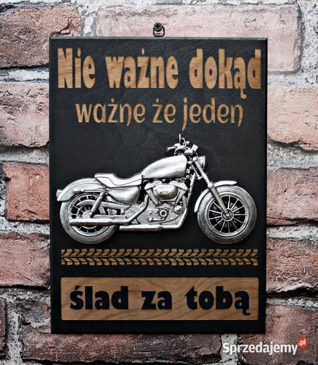 Tabliczka Plakat 3D Motocyklisty Nie ważne podkarpackie Dębica