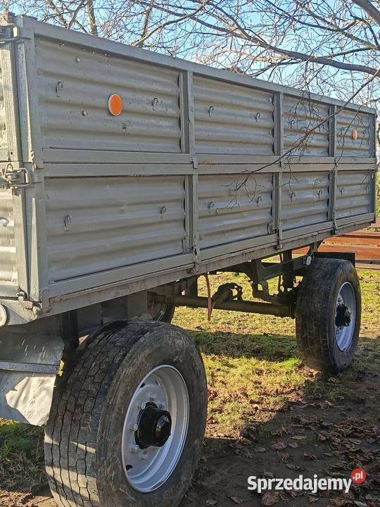 Przyczepa d 50 podwójne burty Przyczepy rolnicze Wieluń