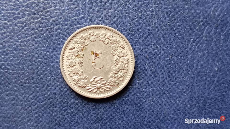 Stare monety 5 rappen 1969 Szwajcaria Lesko