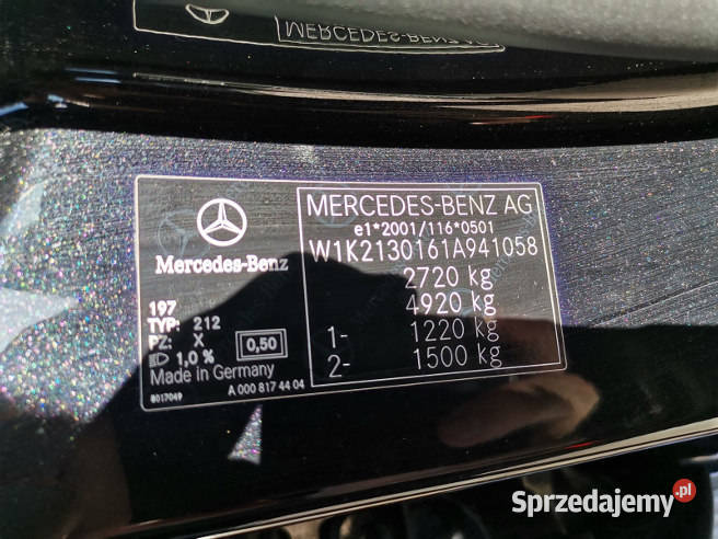 MERCEDESBENZ E 300 DE 2021 195000 ccm 195 Warszawa