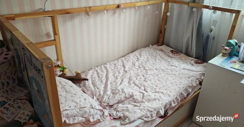 Łóżko Kura 90x200 Ikea piętrowe śląskie