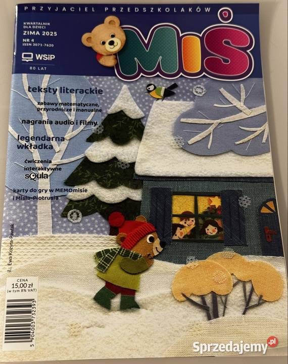Miś 42025 WSiP zimowy magazyn dzieci Pruszków sprzedam