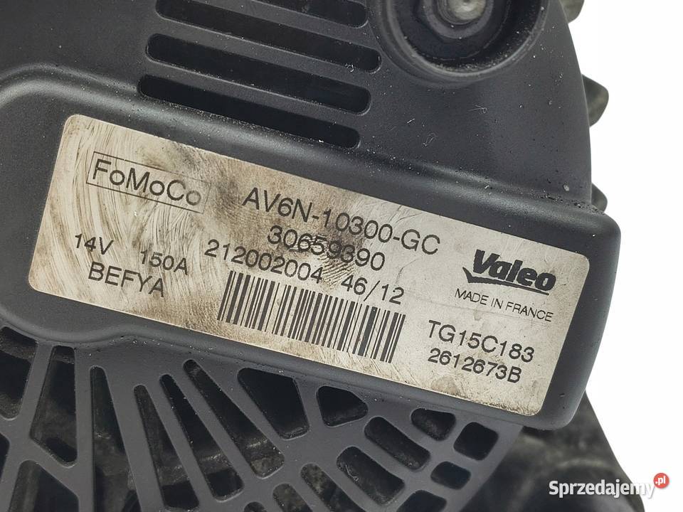 ALTERNATOR Ford Focus Fiesta 16 TDCi AV6N10300GC Chełm