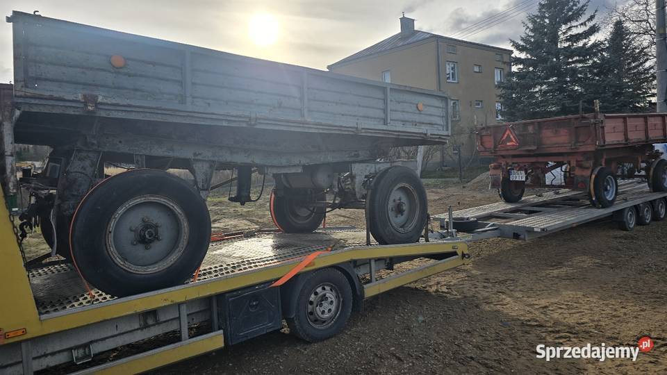 Przyczepa wywrotka d47 zarejestrowana nieuszkodzony Siedlce sprzedam
