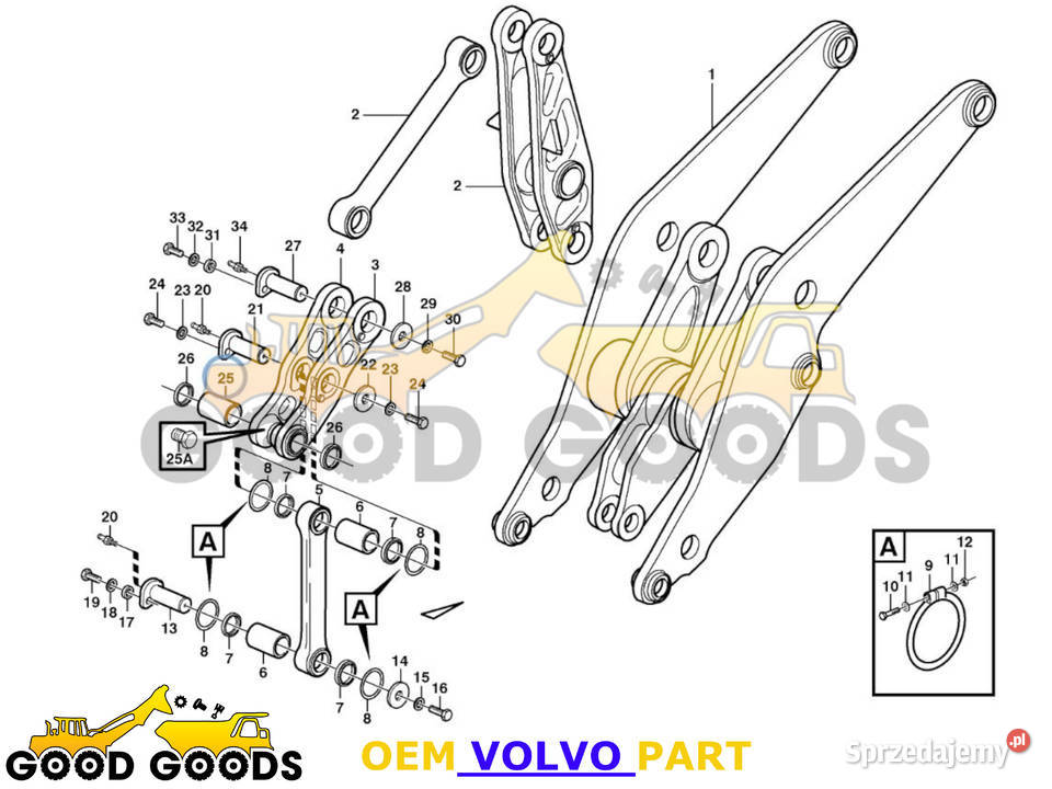VOLVO TULEJA 90MM 11093776 11093618 11093774 Władysławów sprzedam