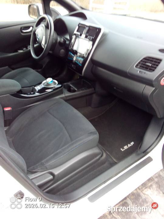Nissan Leaf 24 kWh mit Batterie TEKNA 2015r ESP Goleniów
