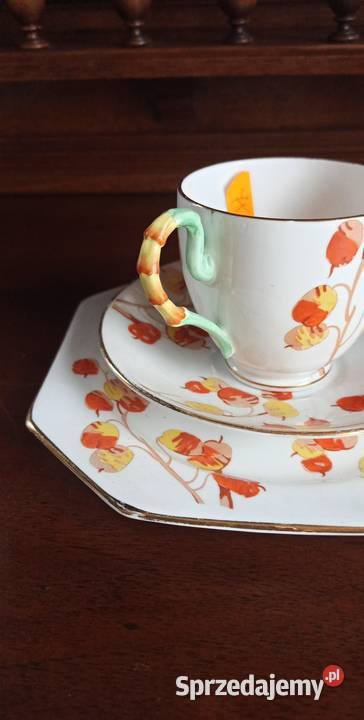 Filiżanka z takerzykiem deserowym Royal Stafford pomorskie Gdańsk