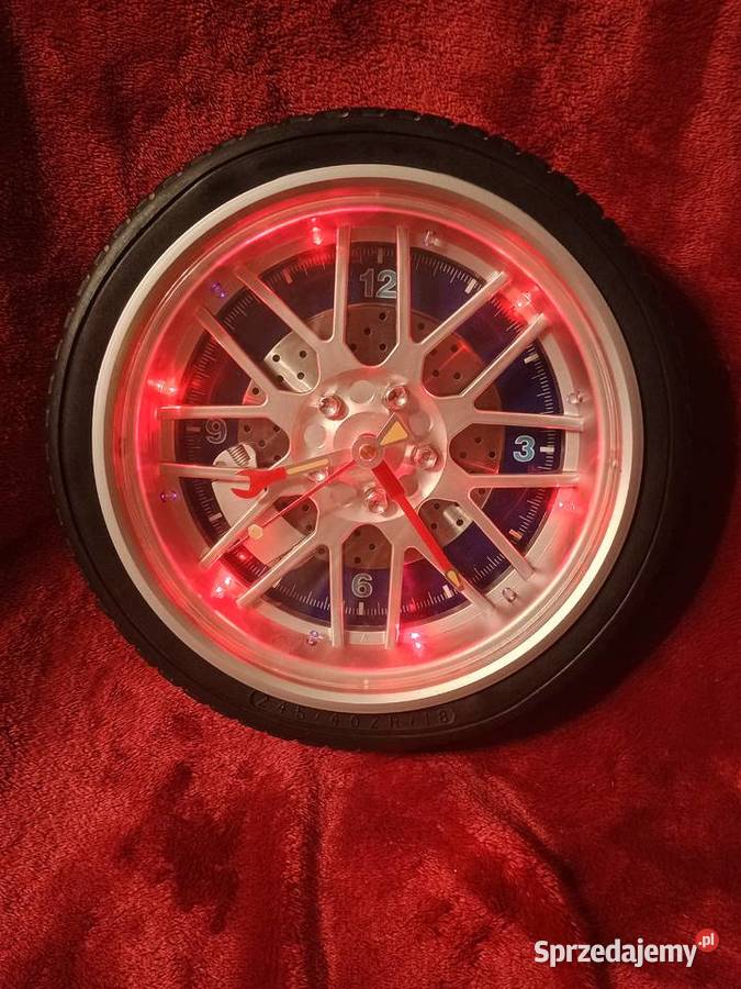 Zegar ścienny koło samochodowe 3D ścienny Warszawa