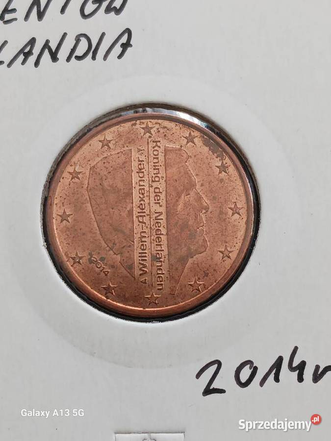 5 Eurocentów Holandia 2014 r Konin