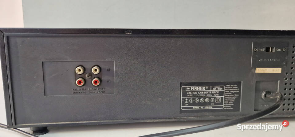 Magnetofon Fisher Studio Standard CRW81 CR W 81 Międzychód