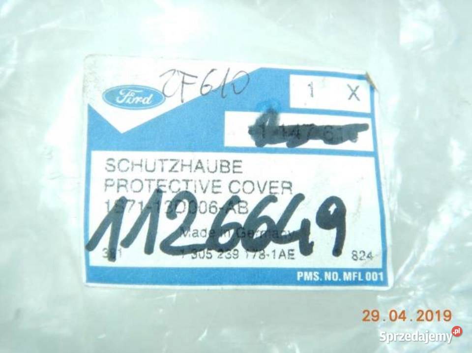 OSŁONA LAMPY LEWY PRZÓD FORD MONDEO 0007 lubelskie