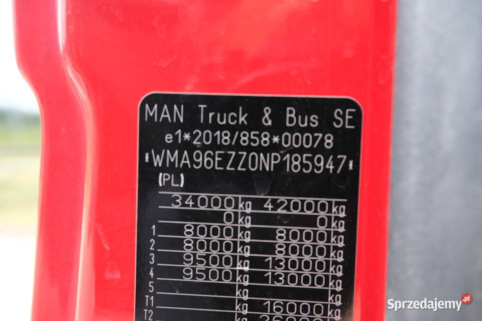 MAN TGS 2022 1241900 ccm 471 manualna Wywrotki Ursynów