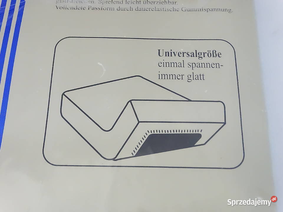 Prześcieradło jersey z gumką szafirowe rozmiar Biłgoraj