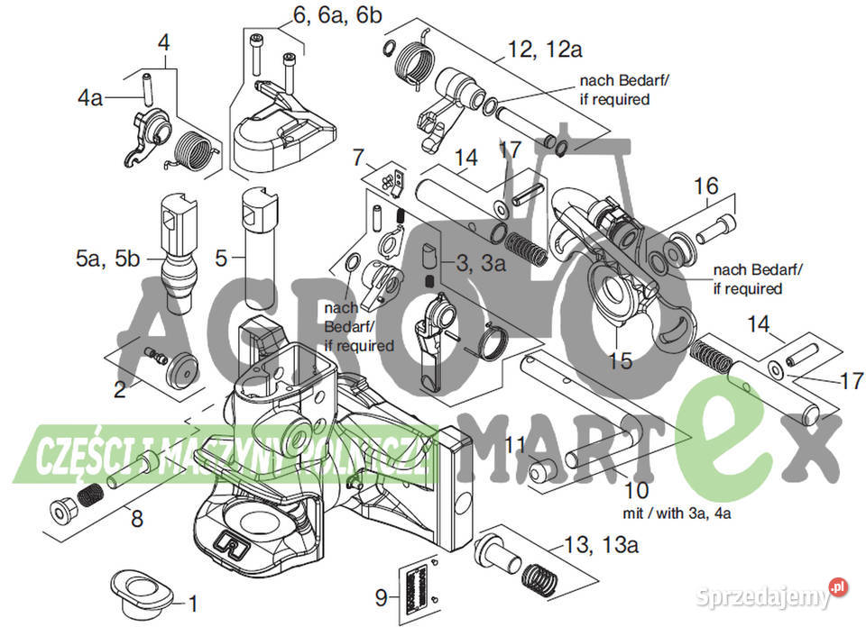 ROE70972 RO70972 70972 TULEJA DOLNA ROCKINGER John Deere Wichrów