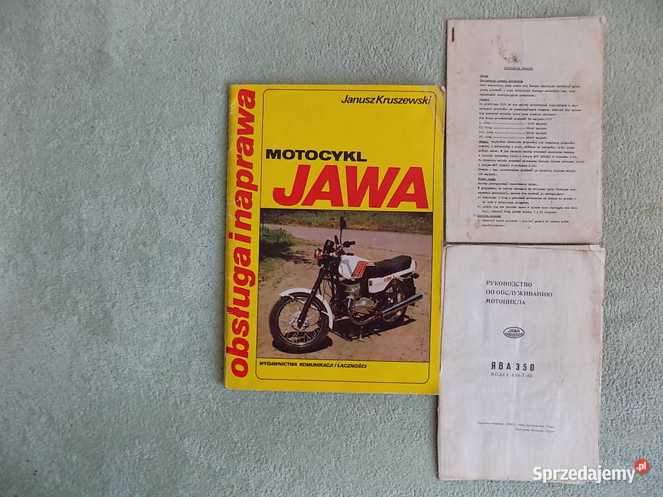 JAWA 350 - książki - 3 szt -